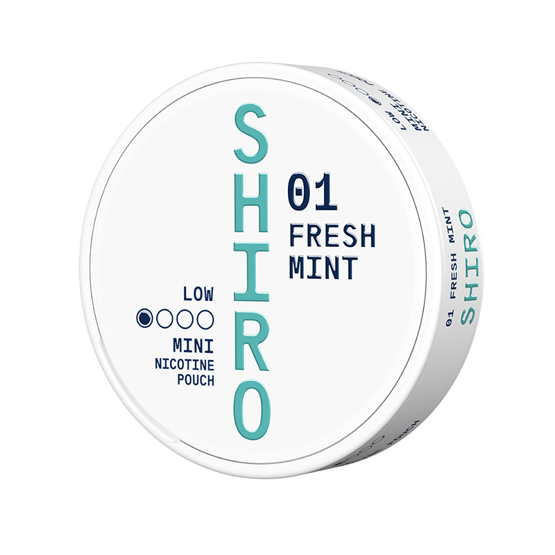 Shiro 01 Fresh Mint Low Mini NEW 2.2 mg Shiro 01 Fresh Mint Low Mini NEW 2.2 mg
