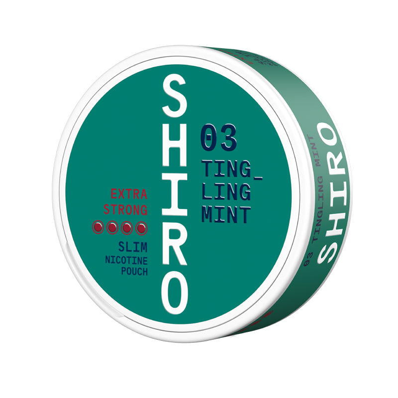 Shiro 03 Tingling Mint Extra Strong Slim Shiro 03 Tingling Mint Extra Strong Slim