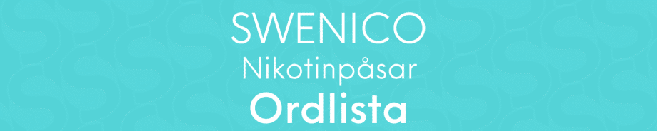 Swenico ordlista
